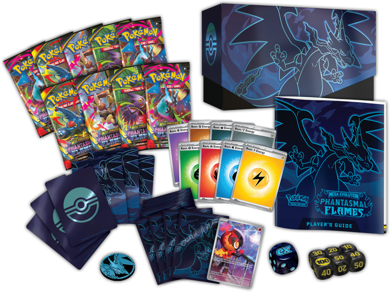 Pokémon TCG: Mega Evolution Phantasmal Flames - Elite Trainer Box