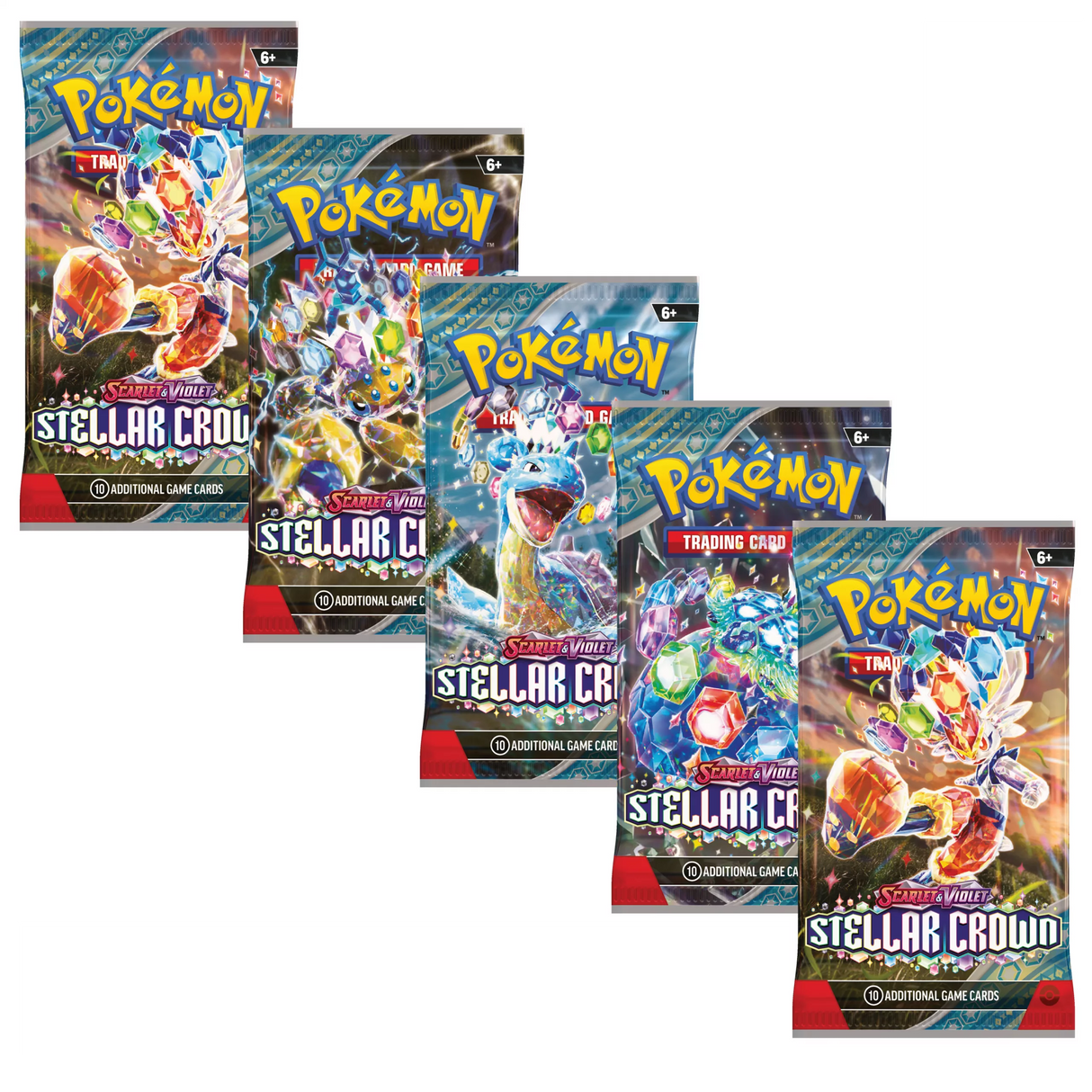Scarlet and Violet Stellar Crown 5pk Booster bundle
