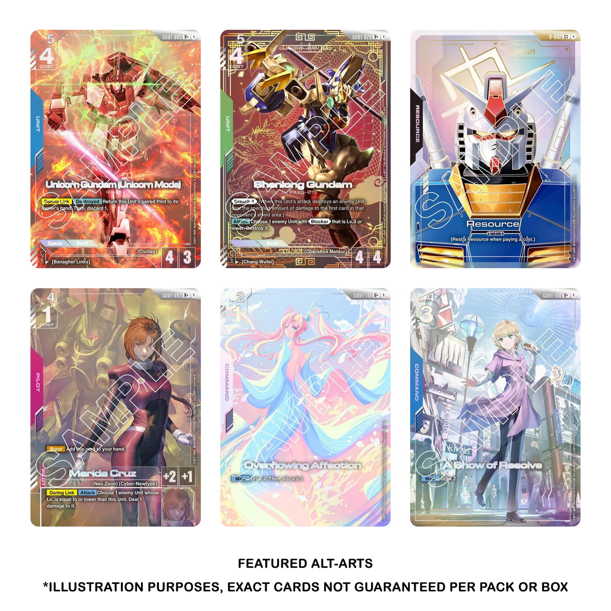 Gundam Card Game: Newtype Rising (GD01) Booster Box
