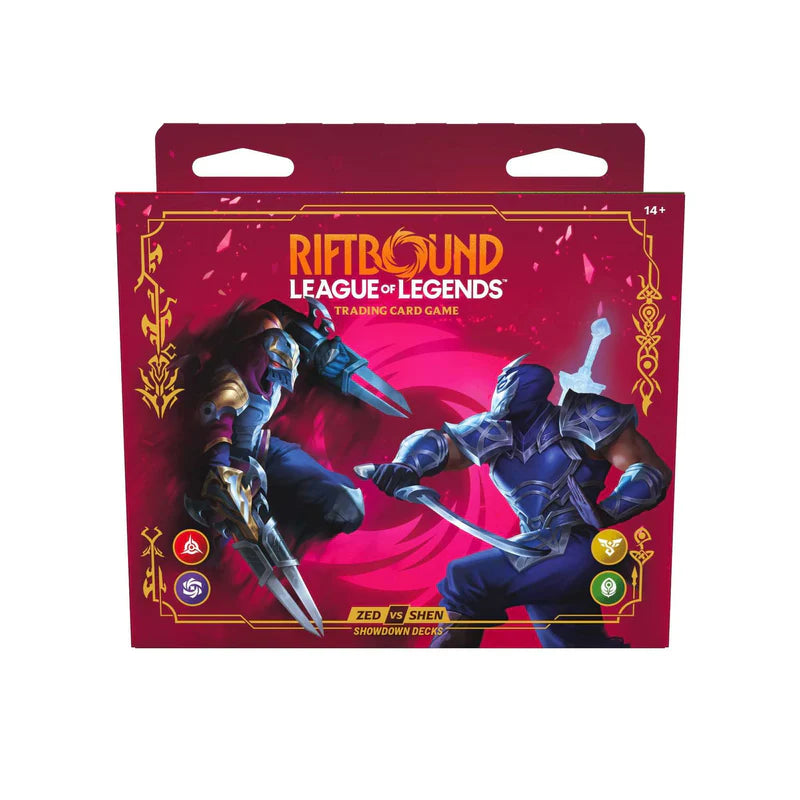 Riftbound: League of Legends Trading Card Game - Vendetta Showdown Decks Zed Vs Shen