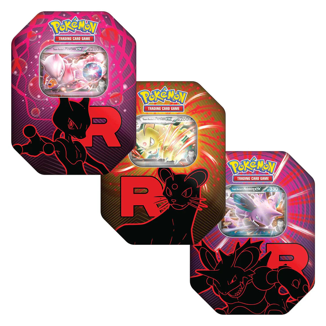 Pokémon TCG: Team Rocket Tin - Team Rocket's Nidoking ex