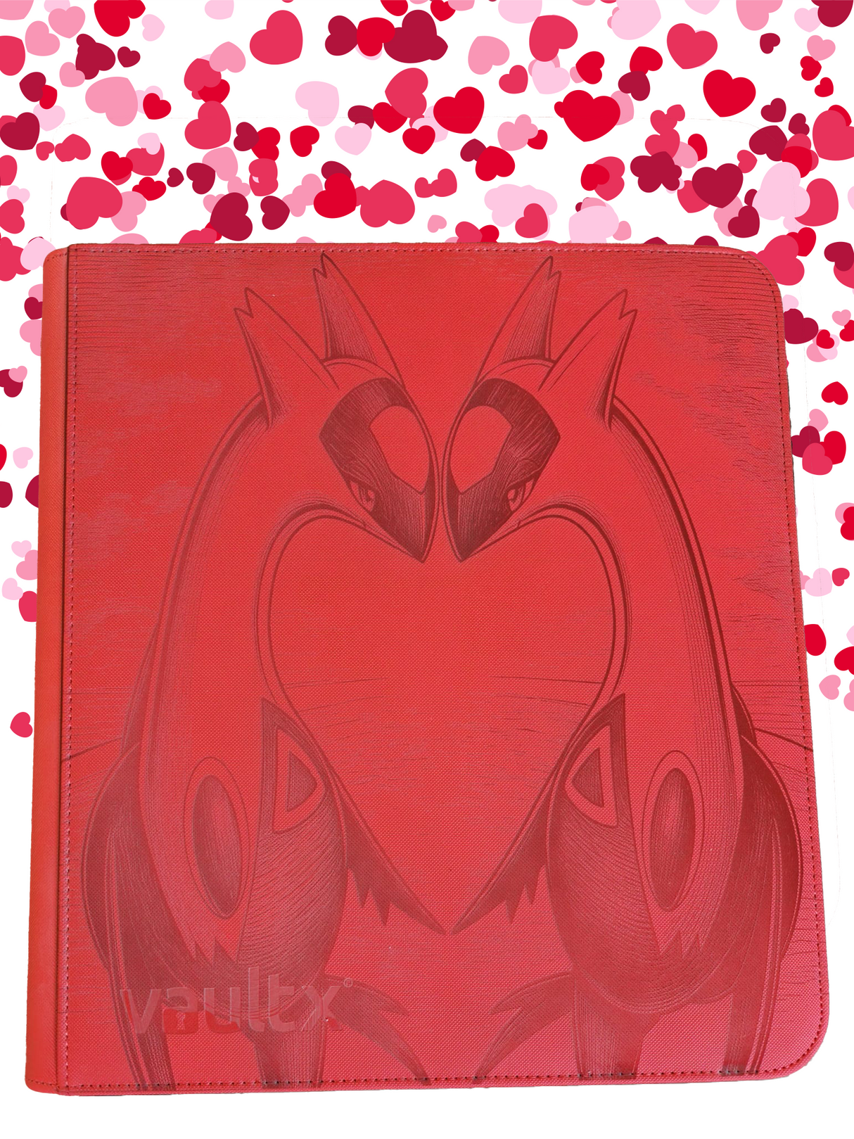 Custom Engraved Love Birds Binder