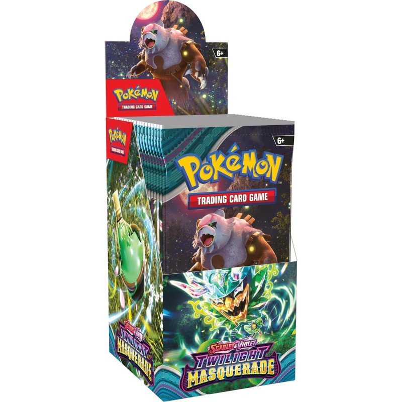 Pokemon TCG Scarlet and Violet 6 twlight Masquerade 18pk booster box