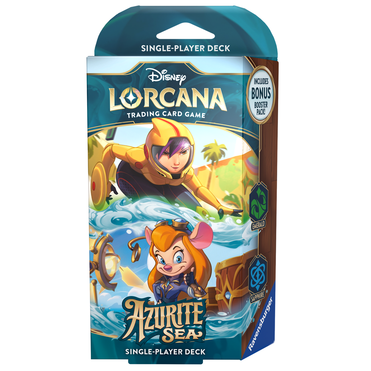 Disney Lorcana: Azurite Sea Starter Deck - Emerald & Sapphire