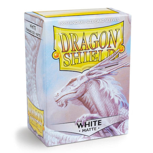 Dragon Shield - Matte Standard Size Sleeves 100pk - White