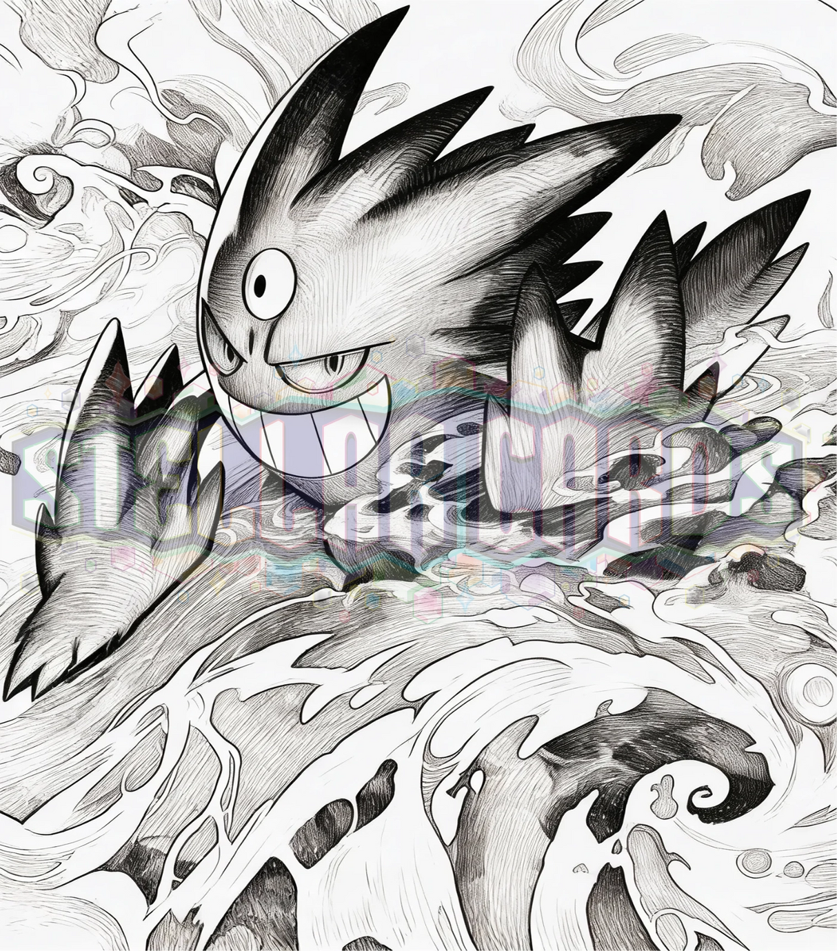 Mega Gengar SIR Custom Binder (pick your colour)