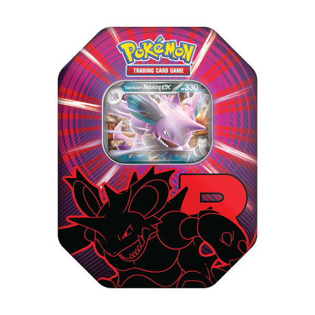 Pokémon TCG: Team Rocket Tin - Team Rocket's Nidoking ex