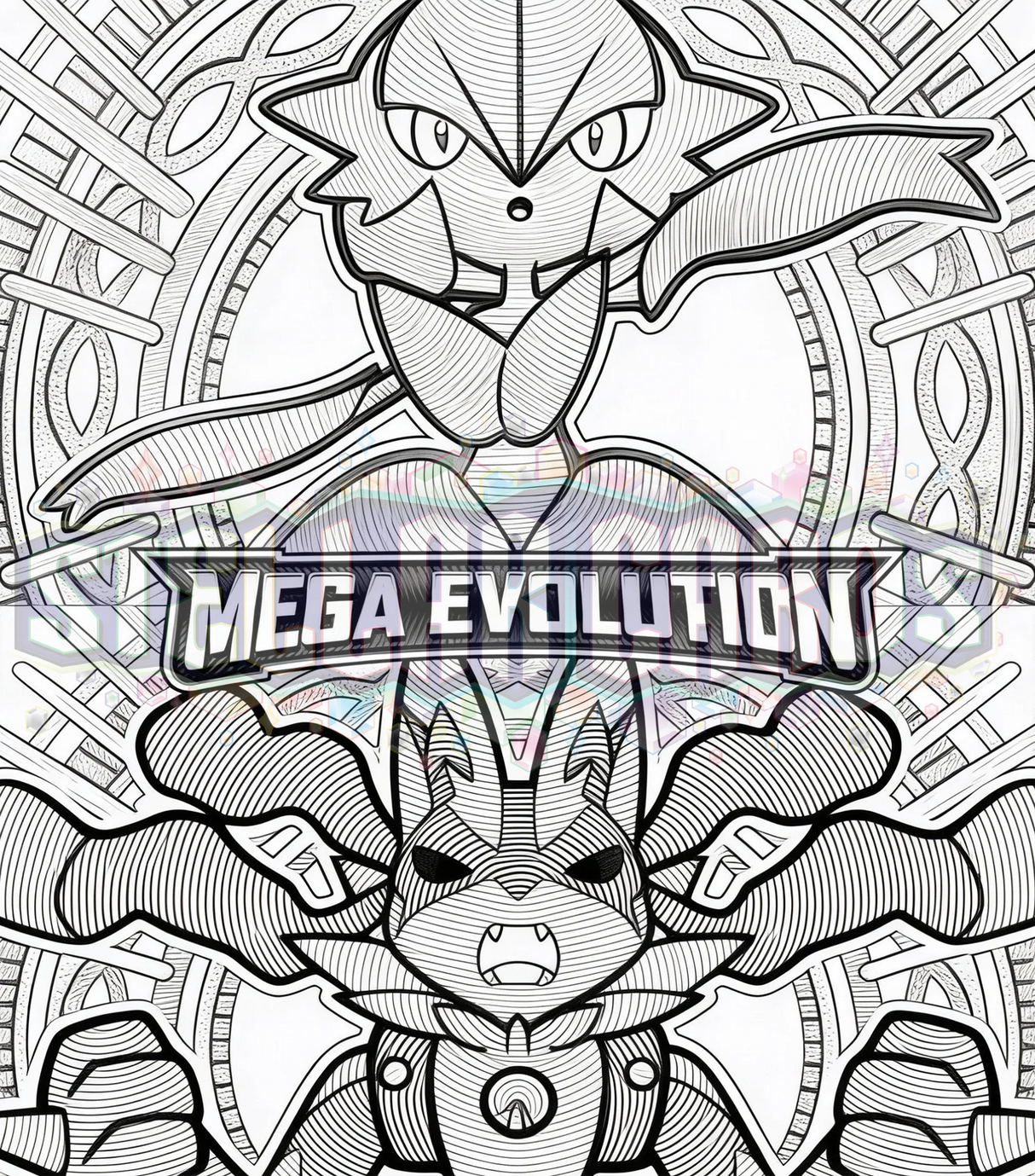 Mega Evolutions Custom Binder (pick your colour)