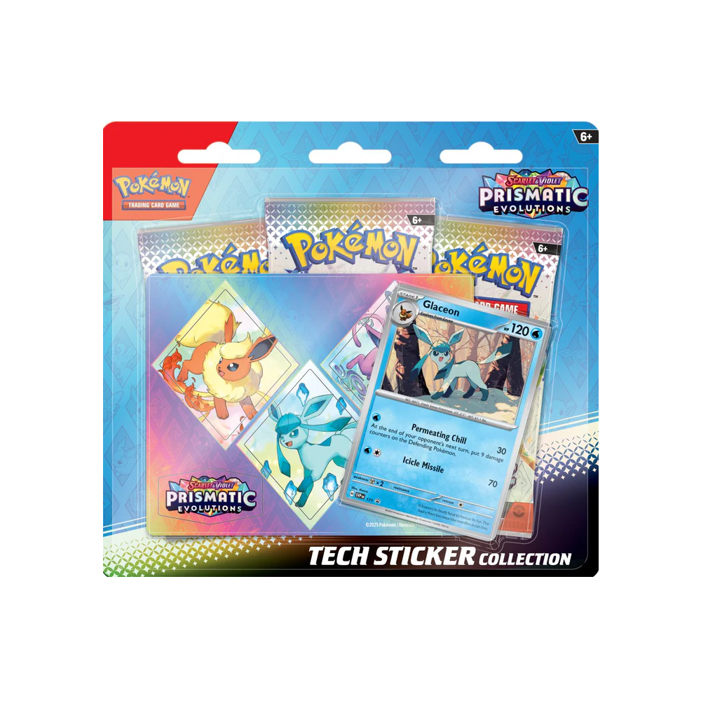 Pokemon TCG: Scarlet & Violet 8.5 – Prismatic Evolution - Tech Sticker Collection