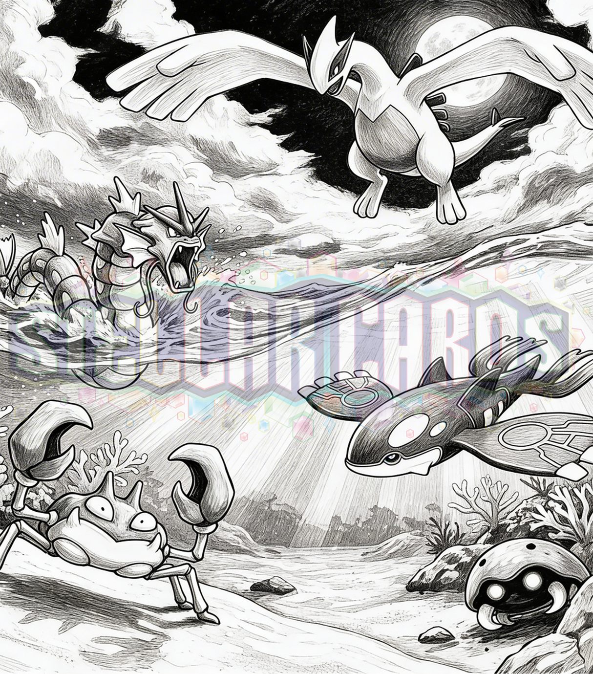 Water Type Custom Binder (pick your colour)