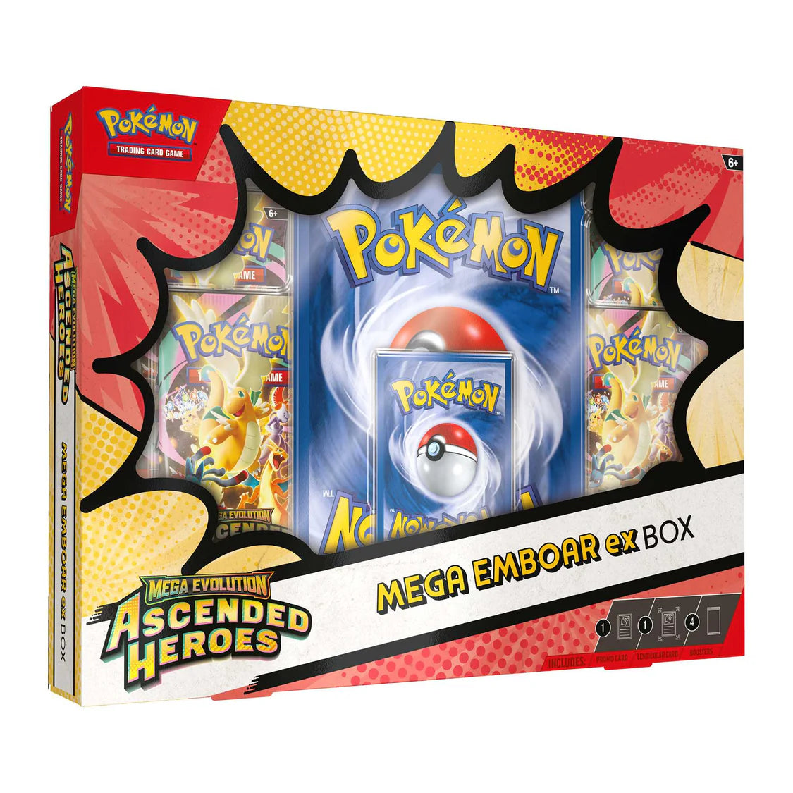 Pokemon - Mega Evolution - Ascended Heroes - Mega Emboar ex Box