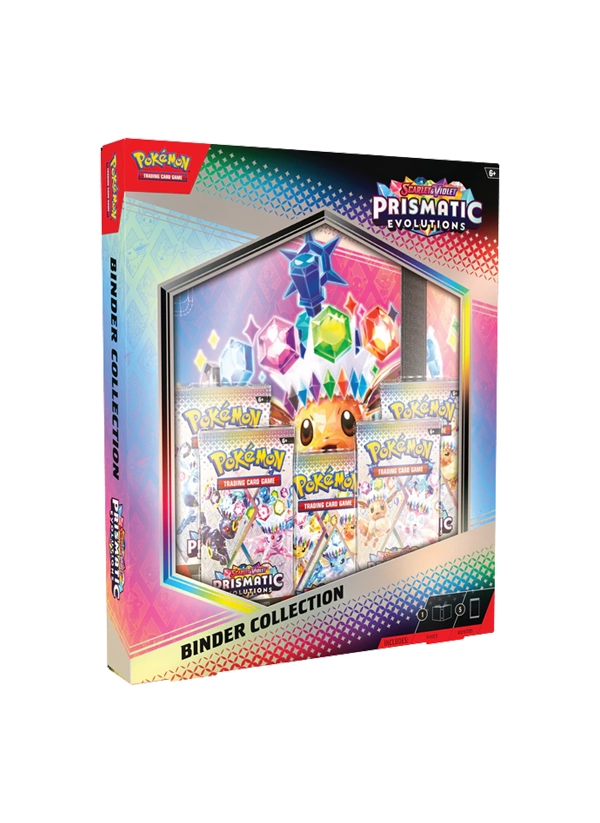 Pre-order Pokemon TCG: Scarlet &amp; Violet 8.5 - Prismatic Evolutions - Binder Collection