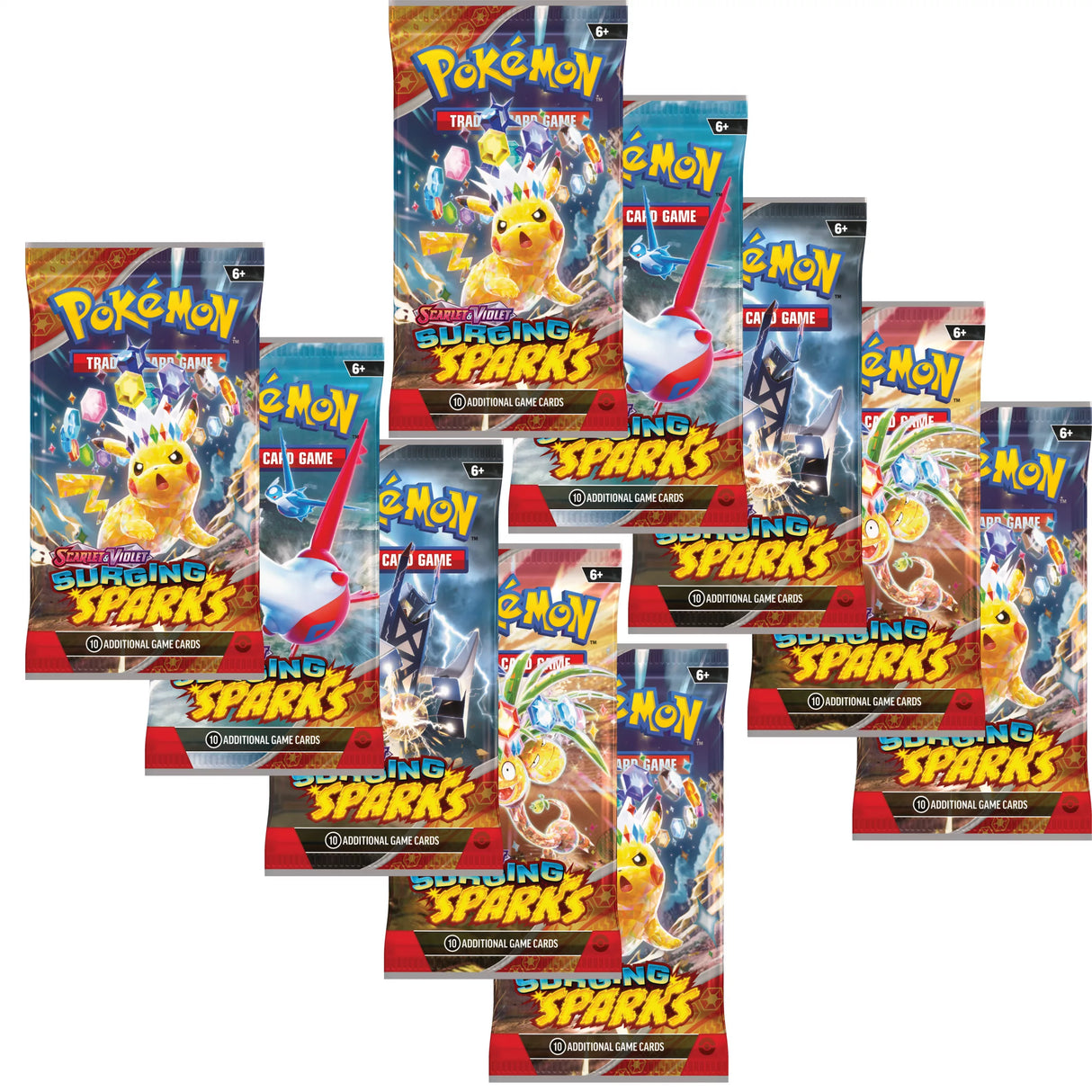 Scarlet and Violet Surging Sparks 10pk Booster bundle