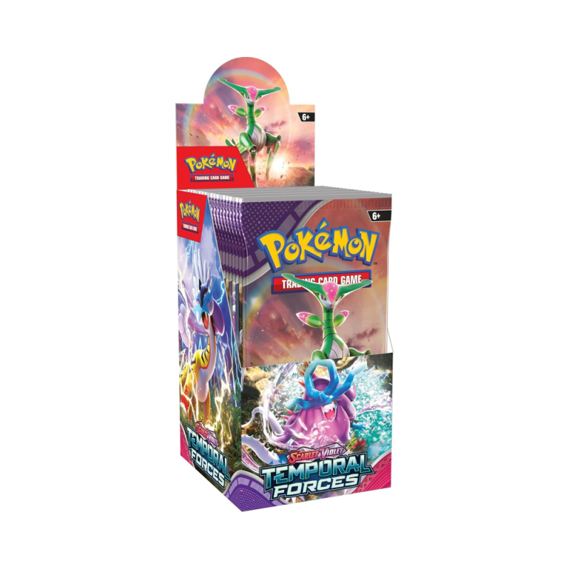 Scarlet and Violet Temporal Forces 18pk half booster box