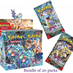 Scarlet and Violet Stellar Crown 20pk Booster bundle