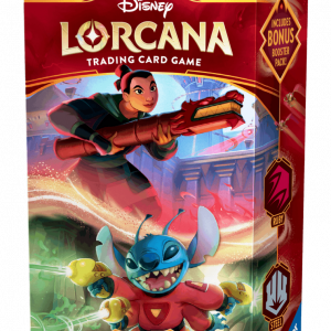 Disney Lorcana: Reign of Jafar Starter Deck - Ruby & Steel (Mulan & Stitch)